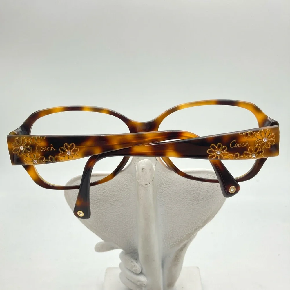 Coach Tortoise Oval Sunglasses Frames HC8011B - Picture 4 of 7